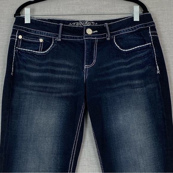 M Jeans Blue Jeans with Tapered Leg and Fading - Picture 2 of 11